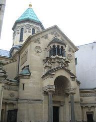 THE LIBRARY OF ARMENIAN APOSTOLIC CATHEDRAL IN PARIS 