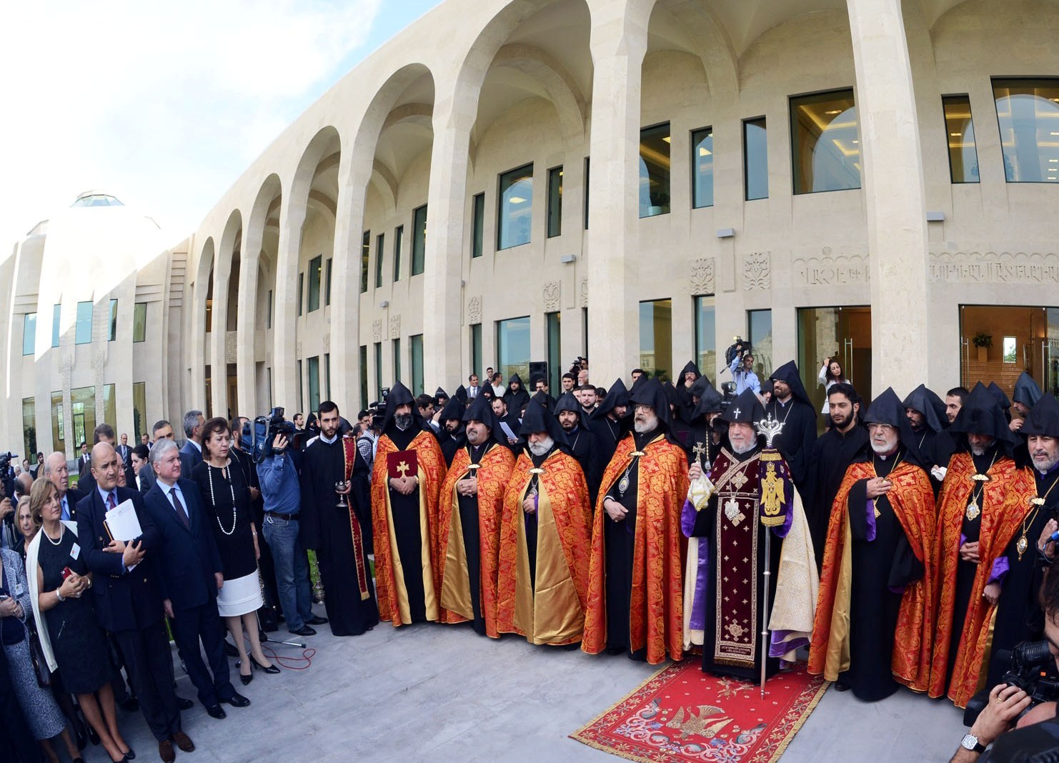 Opening of the Vatche and Tamar Manoukian Library in the Mother See of Holy Etchmiadzin