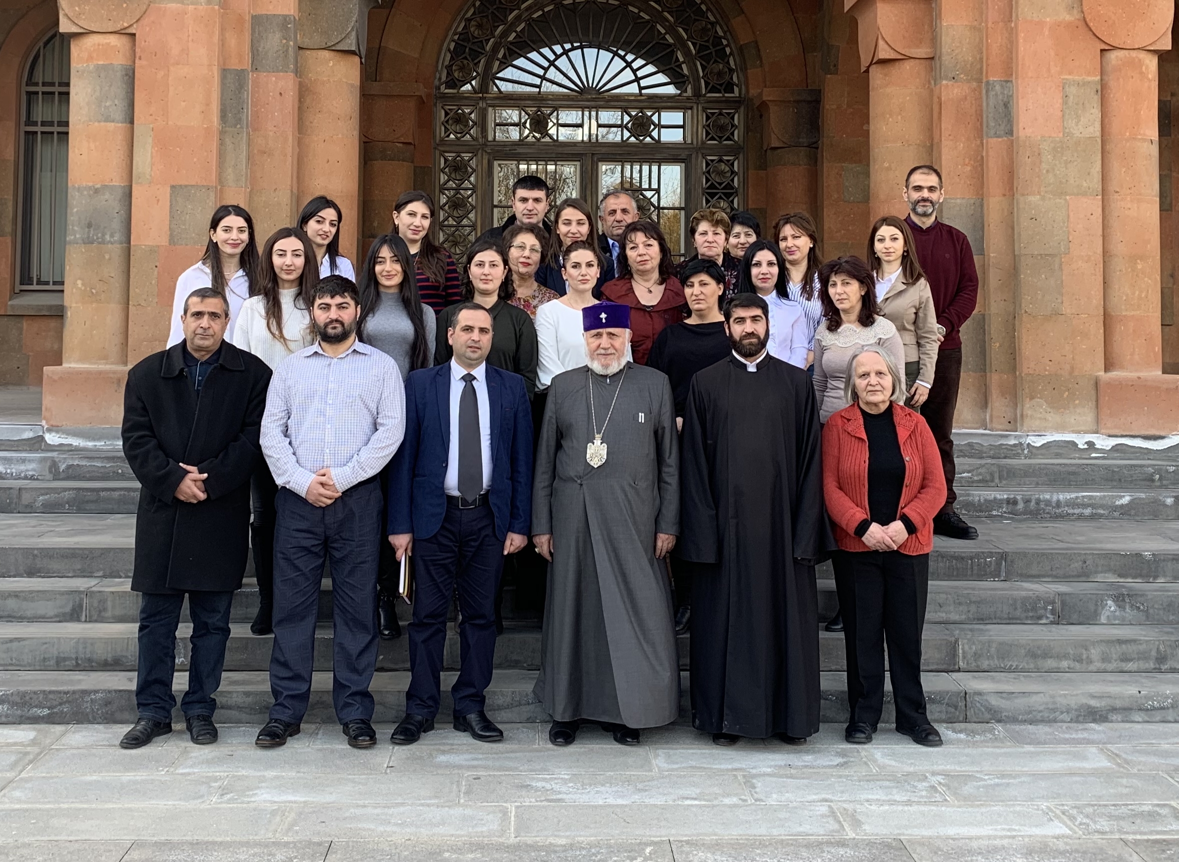 Meeting with  the  Supreme Patriarch and Catholicos of  All Armenians